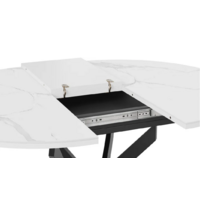 Трия Дуглас тип 1 (черный муар/стекло матовое белый мрамор) Image #13