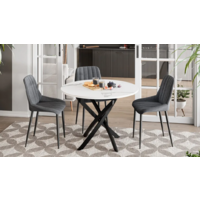 Трия Дуглас тип 1 (черный муар/стекло матовое белый мрамор) Image #2