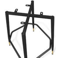 Sheffilton SHT-ST35/S148 (кофейный ликер/черный муар/золото микровелюр/металл) Image #7