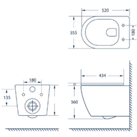 Lauter Nuremberg 21811 + 21901002 (белый, с кнопкой смыва 219703HD сатин) Image #6