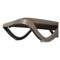 Ellastik Plast Capri Плетеный 195x73x41 (серый) Image #2