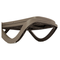 Ellastik Plast Capri Плетеный 195x73x41 (серый) Image #3