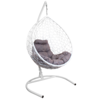 M-Group Капля Home / 11830109 (белый ротанг/пепел подушка)