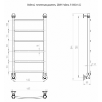 Двин R 80x40 (черный матовый) Image #3