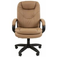 CHAIRMAN 668LT N (черный пластик/экопремиум бежевый) Image #2