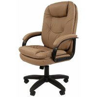 CHAIRMAN 668LT N (черный пластик/экопремиум бежевый) Image #4