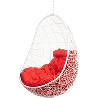 BiGarden Easy White BS (без стойки,подушка красная)