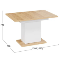 Трия Детройт тип 4 (белый/дуб крафт золотой) Image #3