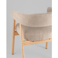 Stool Group Zubo / DM4729-1 OTE-Q-120 Flaxen (с деревянными ножками, бежевый) Image #8