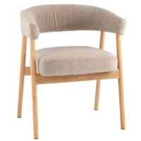 Stool Group Zubo / DM4729-1 OTE-Q-120 Flaxen (с деревянными ножками, бежевый) Image #1