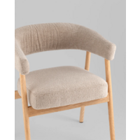 Stool Group Zubo / DM4729-1 OTE-Q-120 Flaxen (с деревянными ножками, бежевый) Image #7