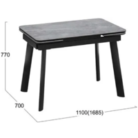 Трия Джойс тип 1 (черный муар/керамика матовая серый мрамор) Image #10