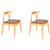 TetChair Bull мягкое сиденье (2шт, натуральный/коричневый)