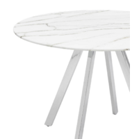 Stool Group Хьюстон 100x100 / DT-954-W-100 (белый/стекло) Image #4