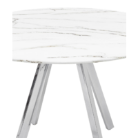 Stool Group Хьюстон 100x100 / DT-954-W-100 (белый/стекло) Image #2