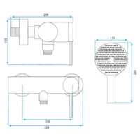 Rea Clif Black matt B4241 Image #6