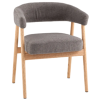 Stool Group Zubo / DM4729-1 OTE-Q-456 (с деревянными ножками, темно-серый)