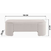 Stool Group Taks с местом для хранения LV-112-S000 (букле белый) Image #6