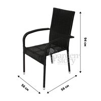 Garden Story Парис мини / GS013/GS016 (черный/ротанг черный) Image #9