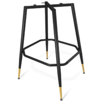 Sheffilton SHT-ST35-1/S148 (угольно-серый/черный муар/золото микровелюр/металл) Image #5