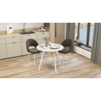 Трия Колумбия Тип 1 / Б-271 (белый матовый/металл белый/белый матовый) Image #3