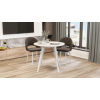 Трия Колумбия Тип 1 / Б-271 (белый матовый/металл белый/белый матовый) Image #6