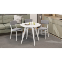 Трия Колумбия Тип 1 / Б-271 (белый матовый/металл белый/белый матовый) Image #2