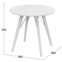 Трия Колумбия Тип 1 / Б-271 (белый матовый/металл белый/белый матовый) Image #11