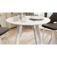 Трия Колумбия Тип 1 / Б-271 (белый матовый/металл белый/белый матовый) Image #10