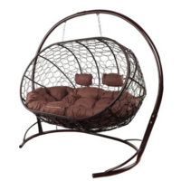 M-Group Лежебока / 11180205 (с коричневым ротангом/коричневая подушка) Image #2