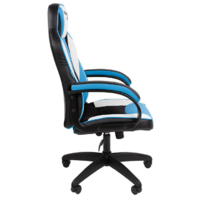 CHAIRMAN Game 17 экокожа (черный/голубой/белый) Image #2