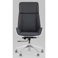TopChairs Crown SN A312-A 8386-16 White Back (серый/голубой) Image #4