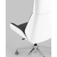 TopChairs Crown SN A312-A 8386-16 White Back (серый/голубой) Image #8