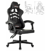 Brabix GM-123 / 533191 (черный/белый) Image #2