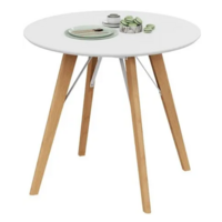 Трия Колумбия Тип 1 / Б-271 (белый матовый/металл белый/натуральное дерево) Image #11