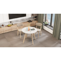 Трия Колумбия Тип 1 / Б-271 (белый матовый/металл белый/натуральное дерево) Image #8