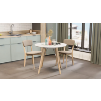 Трия Колумбия Тип 1 / Б-271 (белый матовый/металл белый/натуральное дерево) Image #7