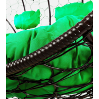 M-Group Лежебока / 11180204 (с коричневым ротангом/зеленая подушка) Image #6