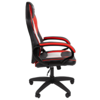 CHAIRMAN Game 16 экокожа (черный/красный/белый) Image #2