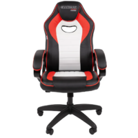 CHAIRMAN Game 16 экокожа (черный/красный/белый) Image #3