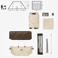 Naturehike Village 5.0 / NH21ZP009-KH (бежевый) Image #10