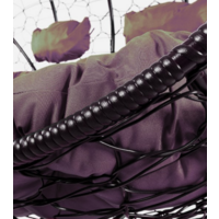 M-Group Лежебока / 11180202 (с коричневым ротангом/бордовая подушка) Image #3