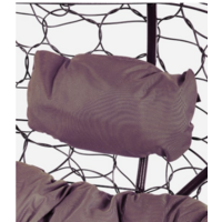 M-Group Лежебока / 11180202 (с коричневым ротангом/бордовая подушка) Image #4