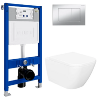 Lauter Nuremberg 21811 + 21901002 (белый, с кнопкой смыва 219703J сатин) Image #1