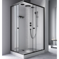 AM.PM X-Joy 120x90 / W94C-403-12090BT (черный матовый/прозрачное стекло) Image #3