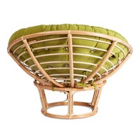 TetChair Papasan Eco P115-1/SP STD c подушкой, ремешками (натуральный/флок/олива 23) Image #4
