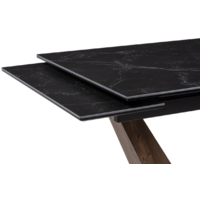 Woodville Кели 140-200х80х76 / 532394 (черный мрамор/орех кантри/черный) Image #6