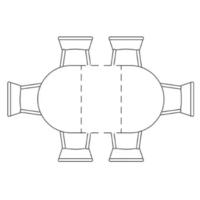 Woodville Кловис / 462138 (черный мрамор/черный) Image #8