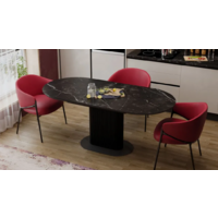 Трия Эридан Тип 2 раздвижной (черный муар/керамика матовая/черный мрамор) Image #5