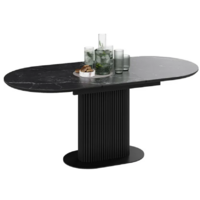 Трия Эридан Тип 2 раздвижной (черный муар/керамика матовая/черный мрамор) Image #11